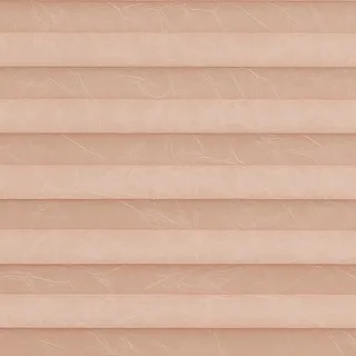 Creped Blush Pink Pleated Blinds - Pleated Blinds
