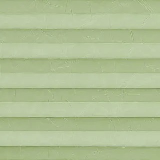 Creped Green Mist Pleated Blinds - Pleated Blinds